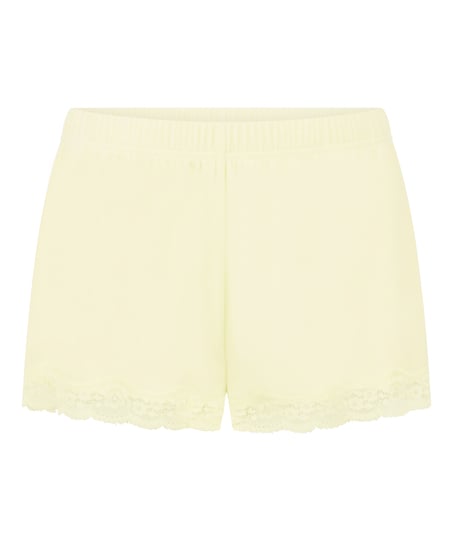 Short Velours Lace, Yellow