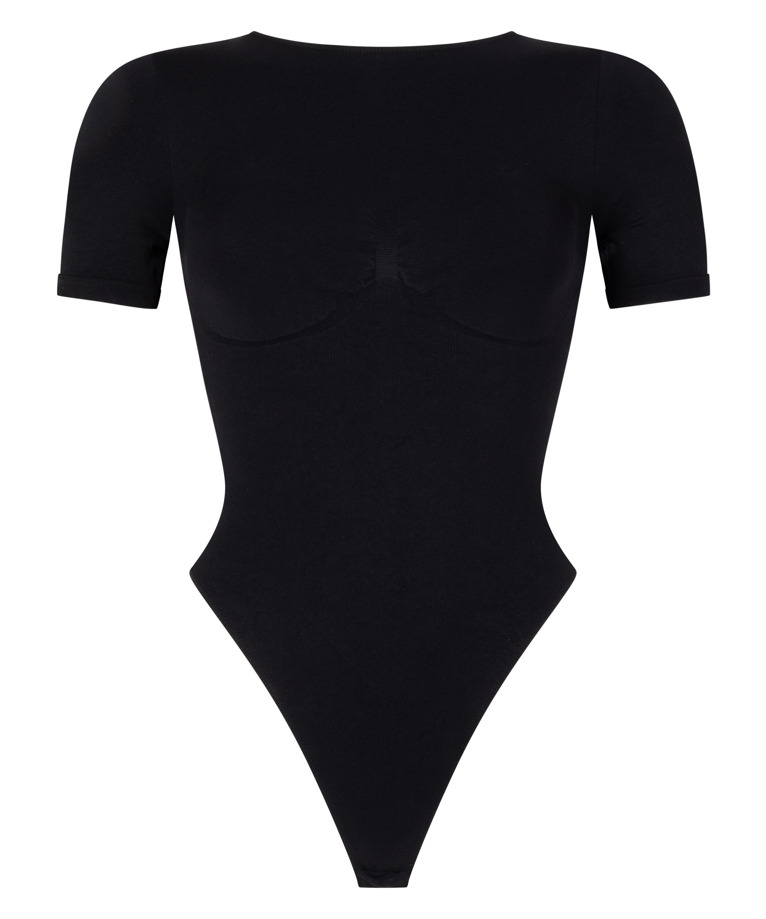 Seamless short sleeved body, Black