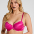 Lace & Shine Padded Underwired Bra, Pink