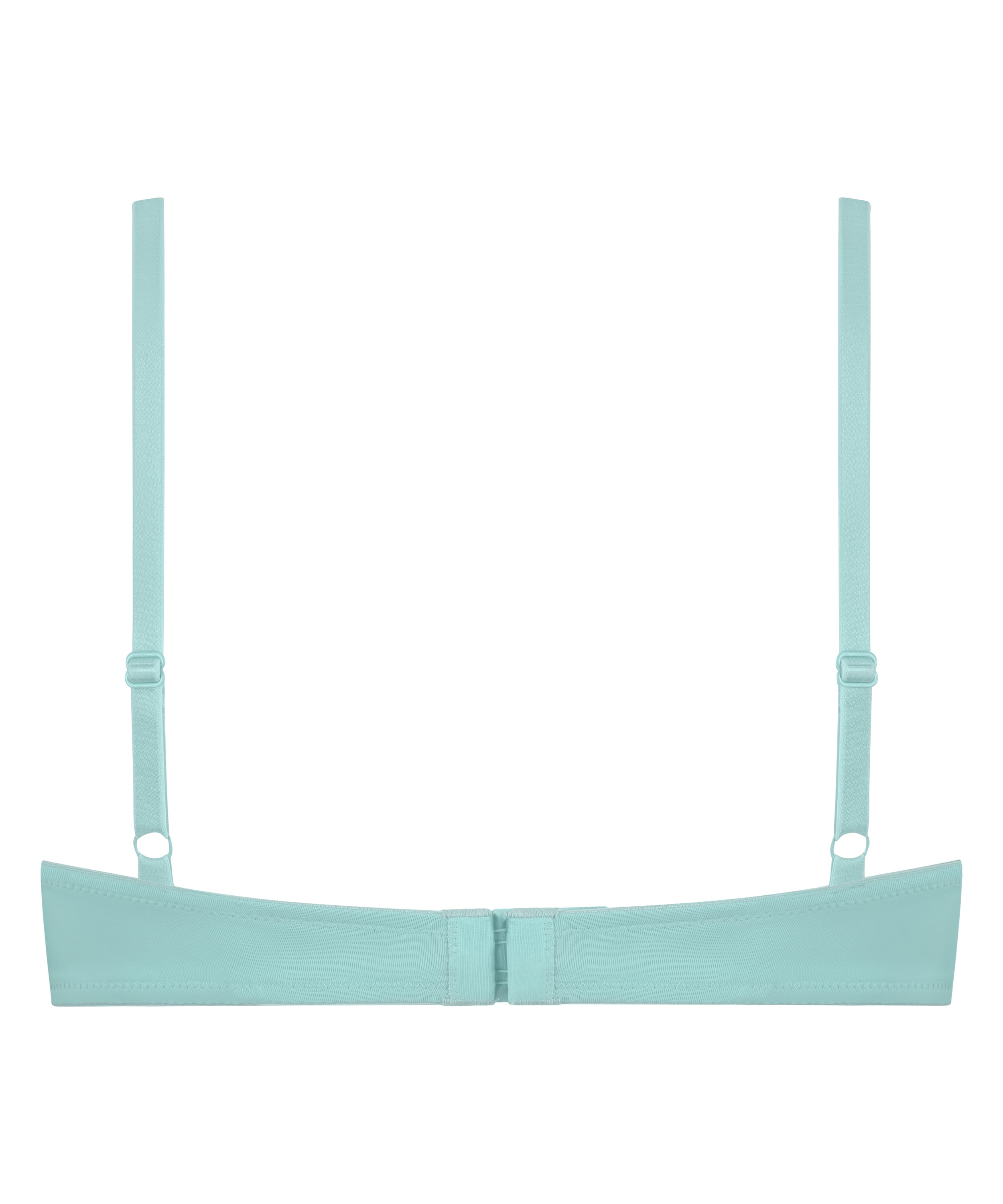 Plunge Padded Underwired Bra, Blue, main