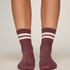 Socks Lurex Stripe, Purple