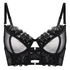 Nienke Non-Padded Underwired Longline Bra, Black