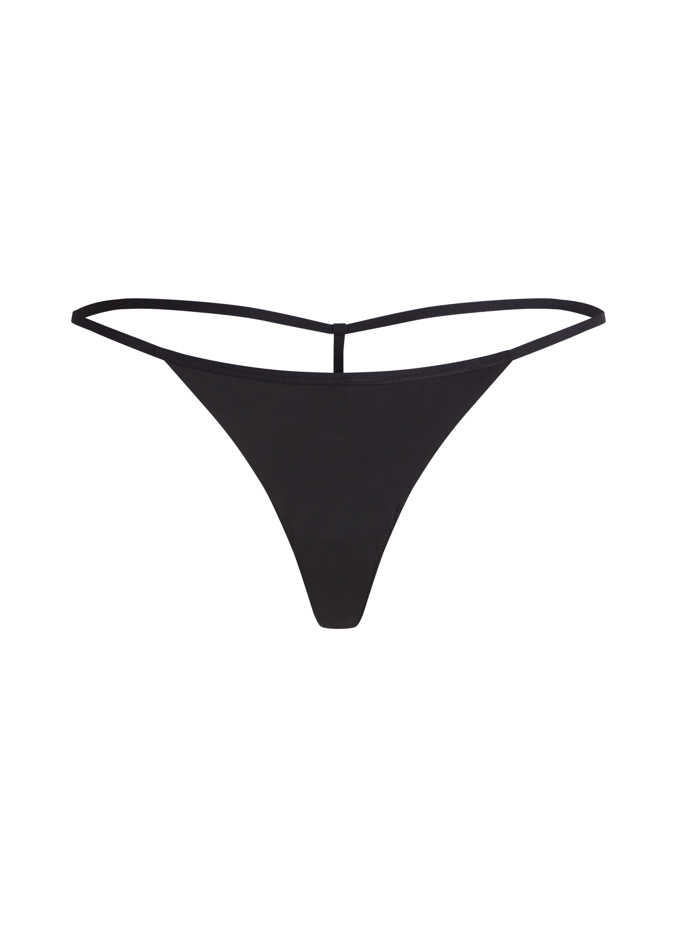 Seamless thong, Black, main