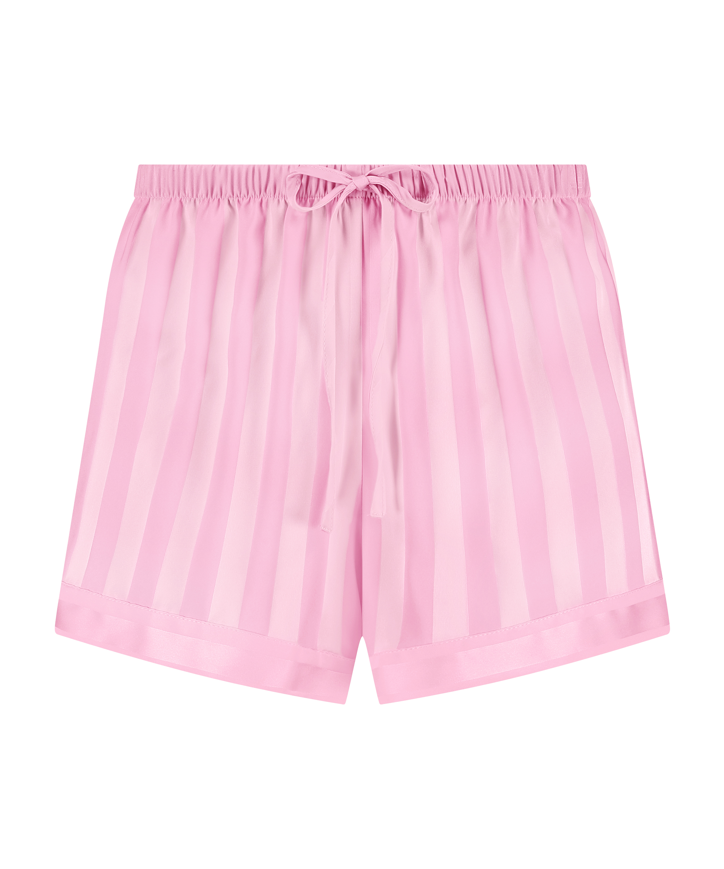 Satin pyjama shorts, Pink, main