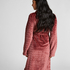Fleece Bathrobe, Purple