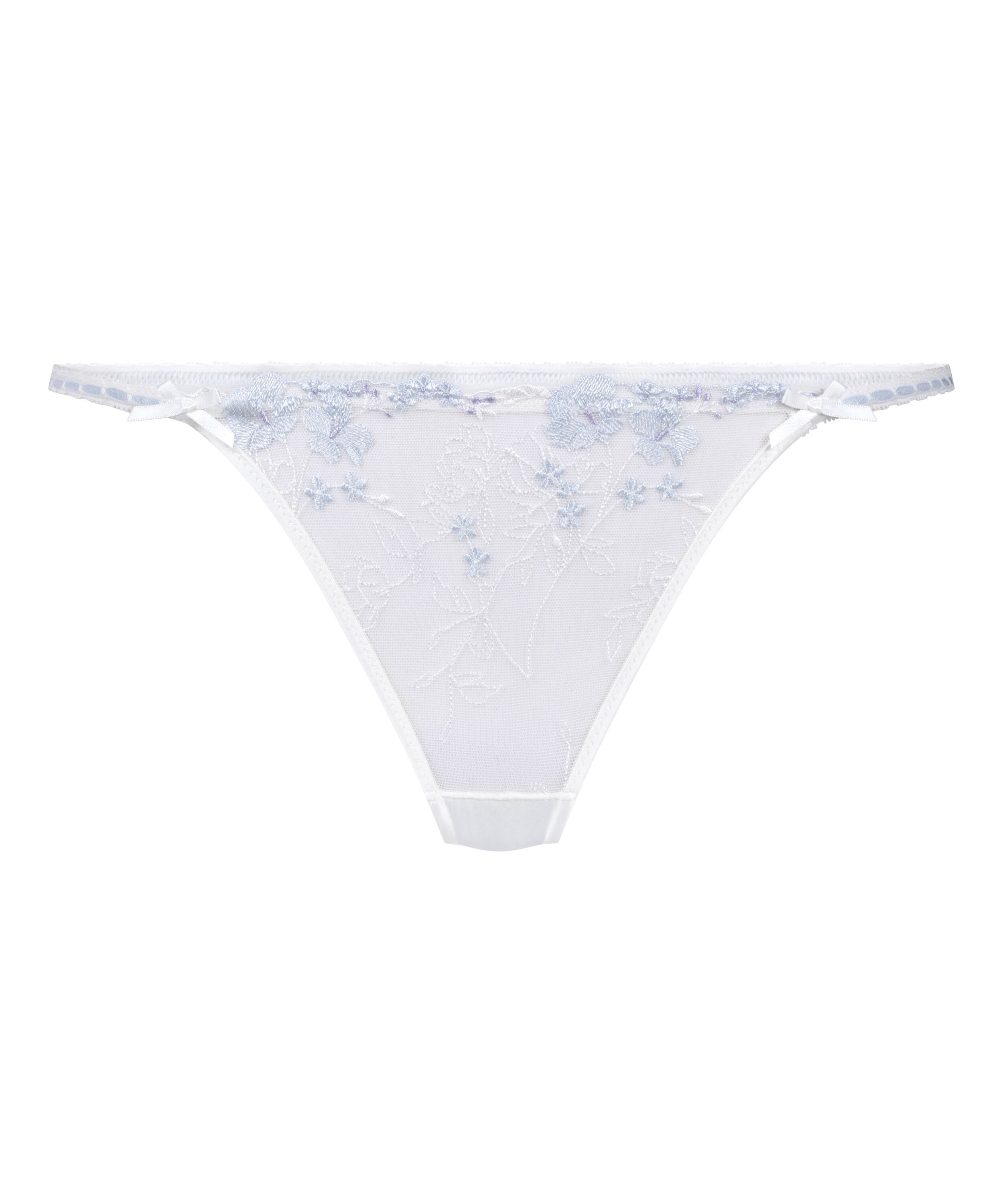 Peonie Highleg Thong, White