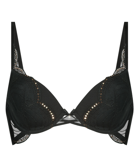 Ruby Padded Underwired Bra, Black