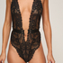 Private Brandy body open crotch, Black