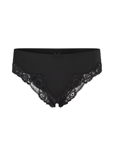 Secret Lace Brief, Black