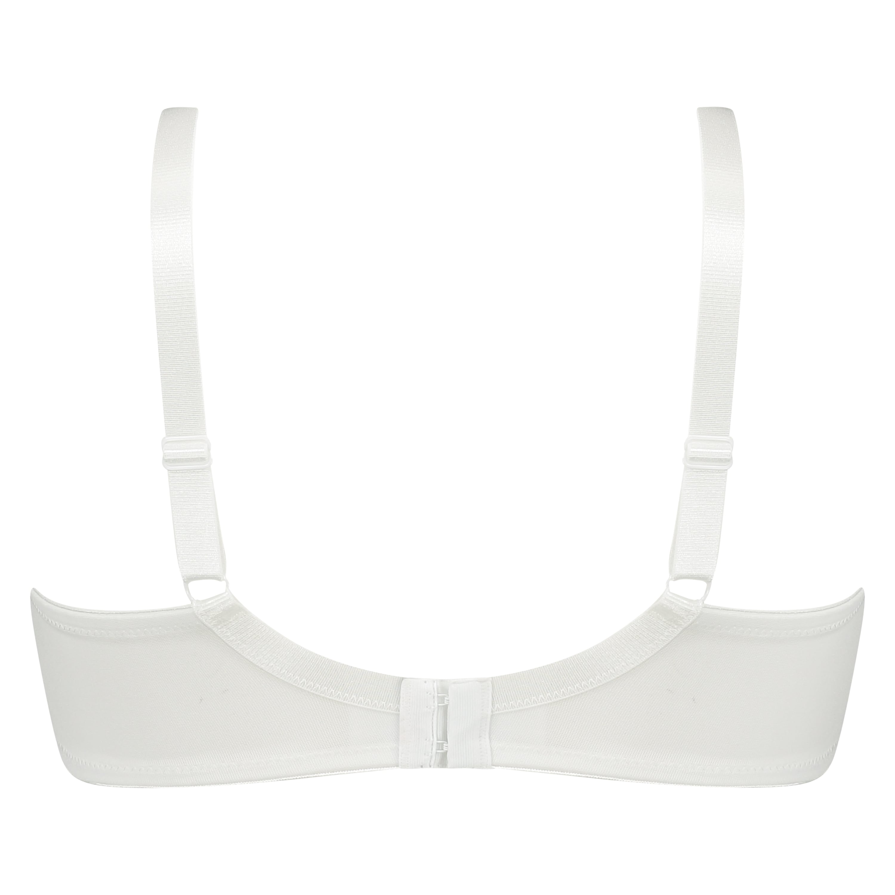 Nina Non-Padded Underwired Minimizer Bra, White, main