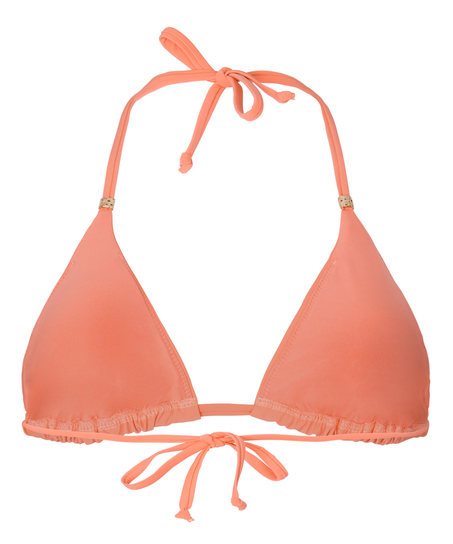 Triangle Bikini Top Luxe, Orange