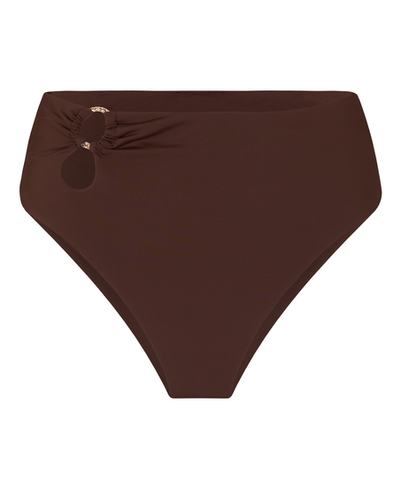 Highleg Bikini Bottom Madrid, Brown