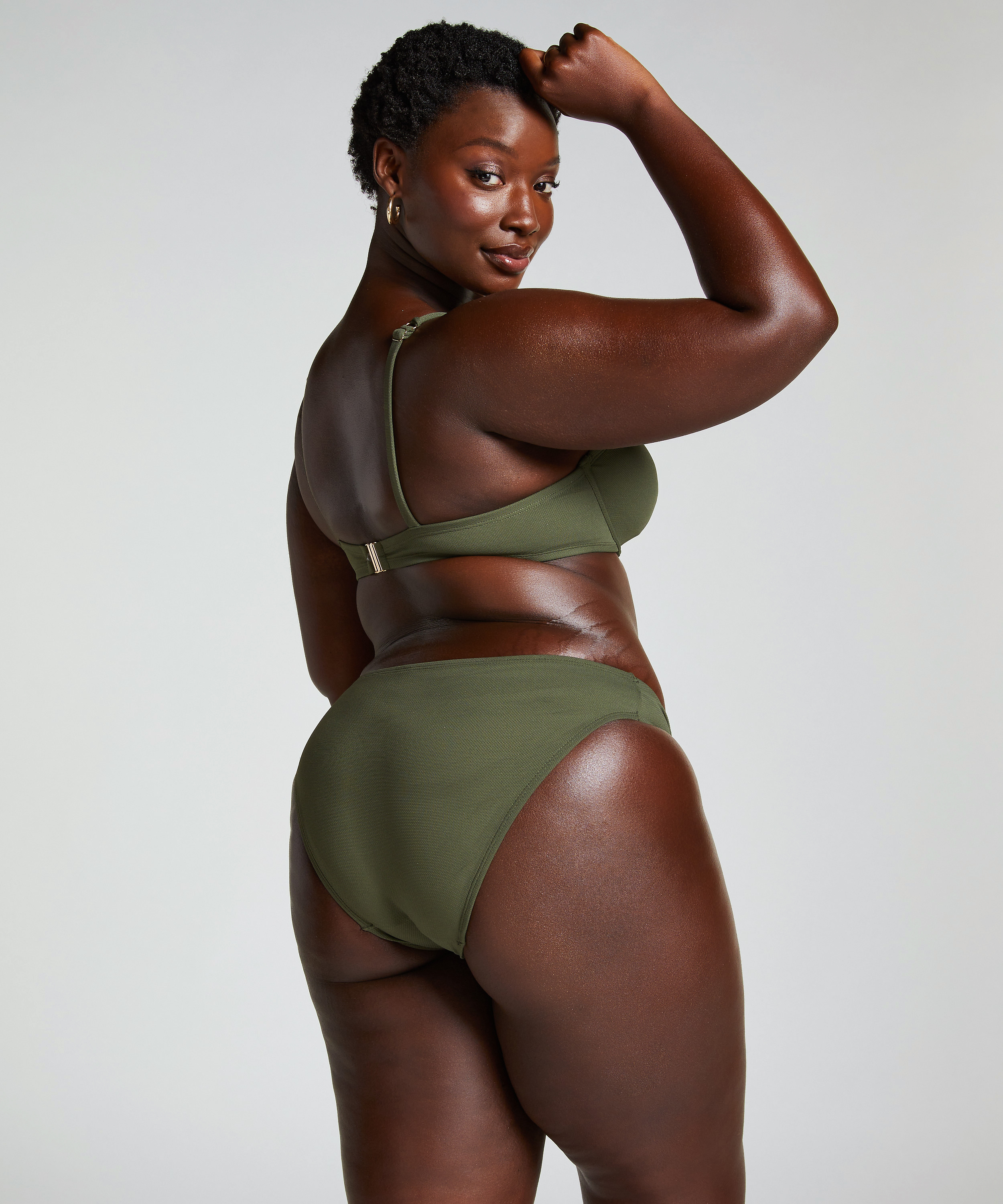 Holbox Bikini Top, Green, main