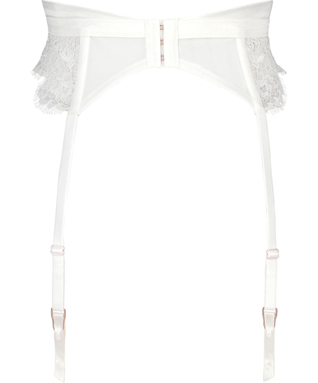Hannako suspenders, White