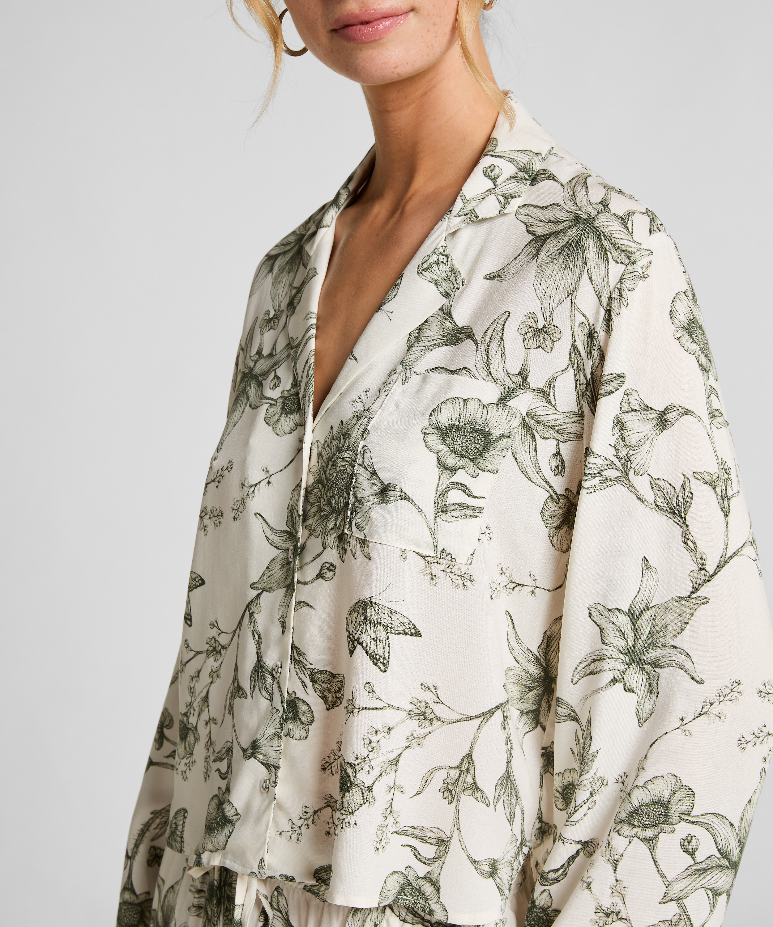 Storylover Pyjama Top, White, main