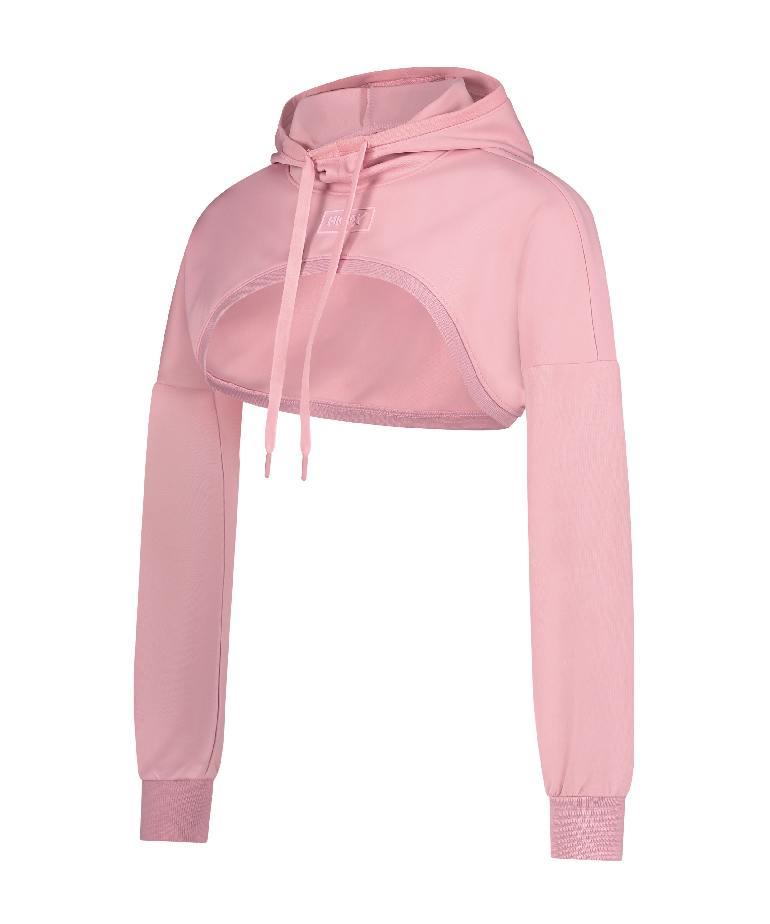 HKMX Cropped Hoodie, Pink, main
