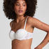 Angie Padded Strapless Underwired Bra, White