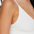 Seamless bralette, White