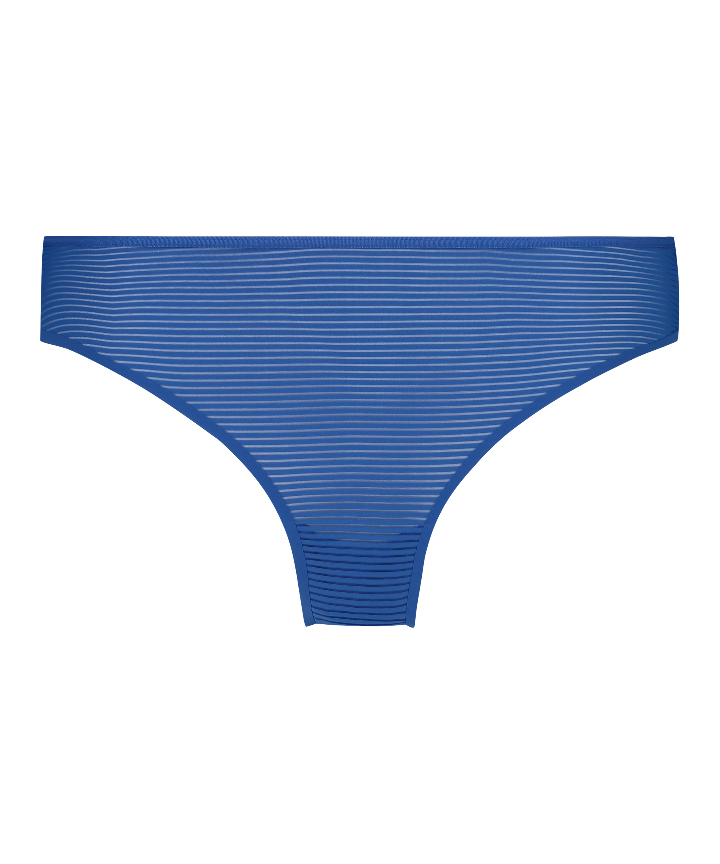 Burned Out Stripe Invisible Brazilian, Blue, main