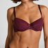 Isadora Padded Underwired Bra, Red