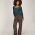Tall Flannel Pyjama Pants, Green