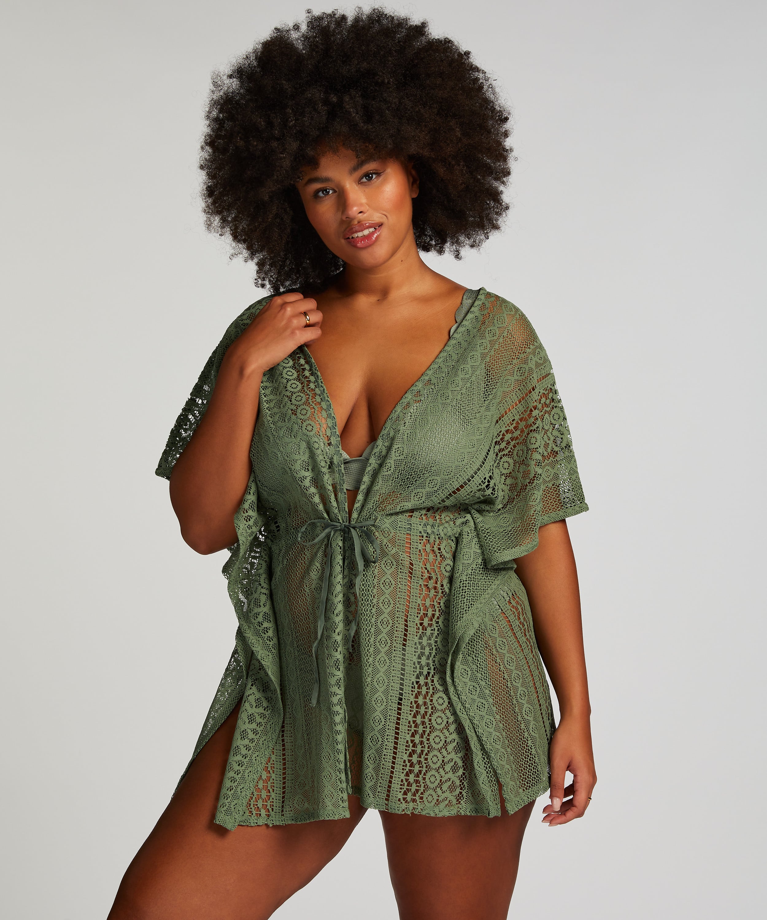 Beach Kaftan, Green, main
