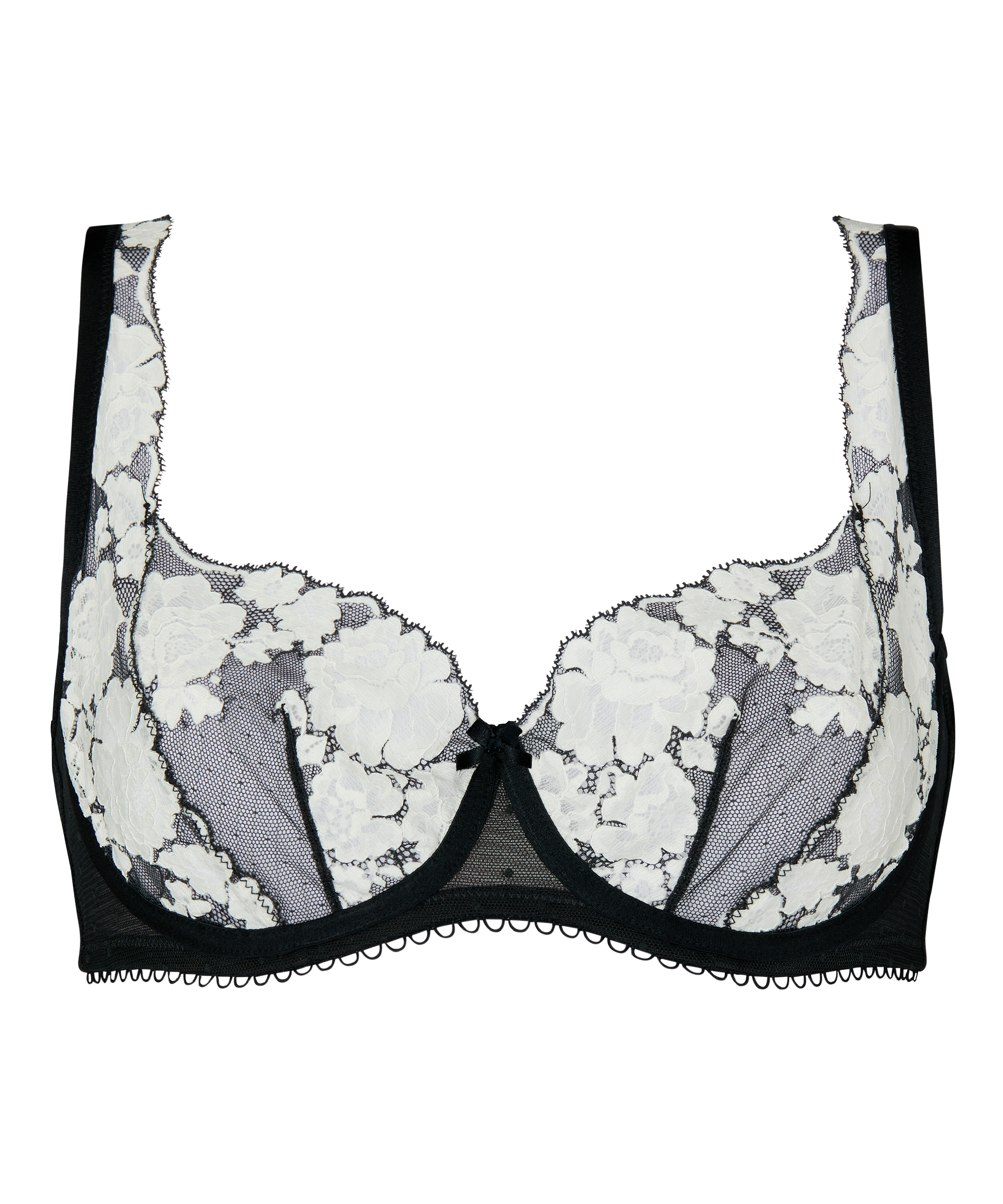 Non-Padded Underwired Bra Lindi, Black, main
