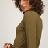 super soft Turtleneck shirt with Cashmere, Green