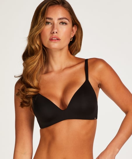 Mona padded non-underwired bra, Black