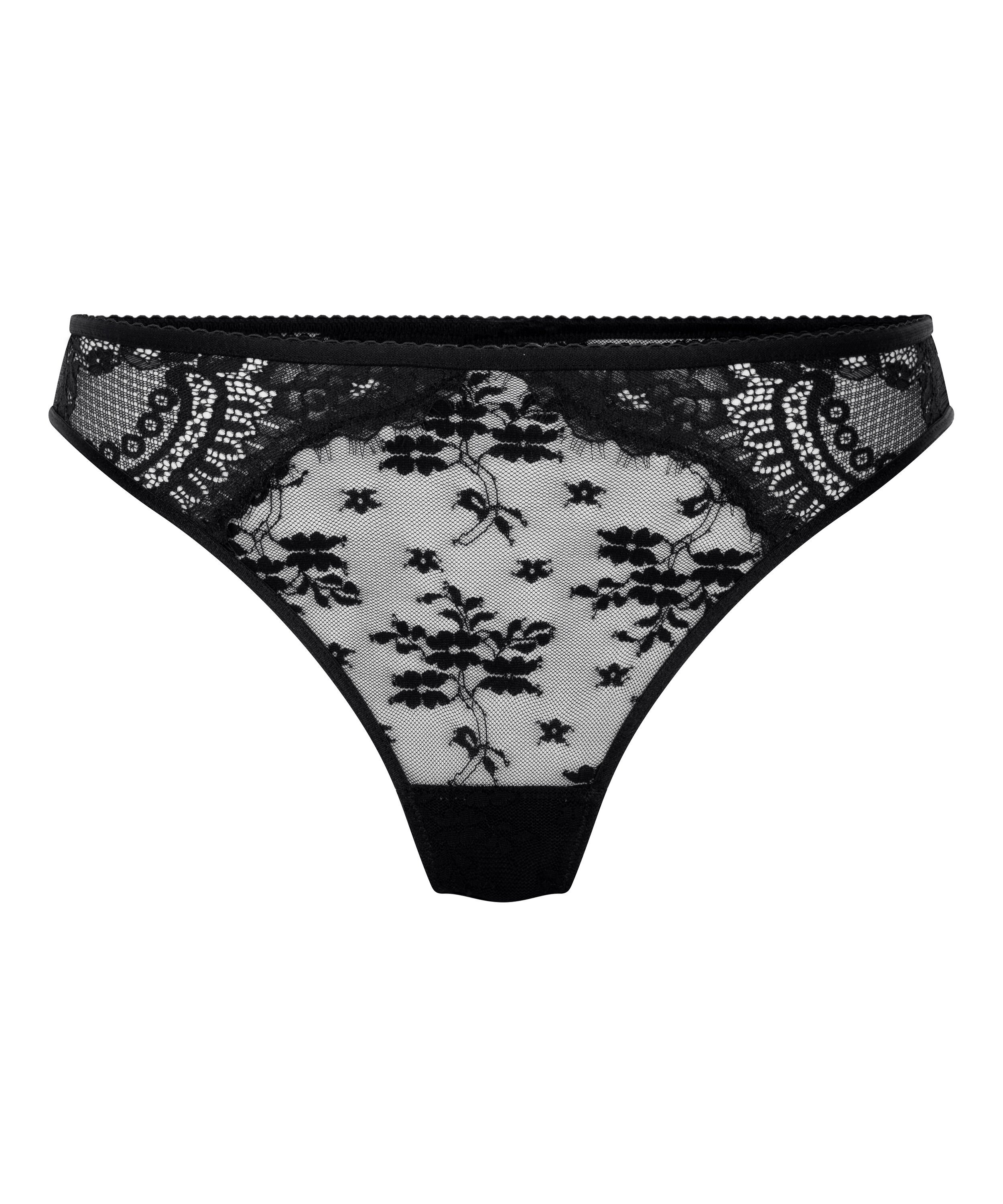 Lou Highleg thong, Black