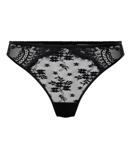 Lou Highleg thong, Black