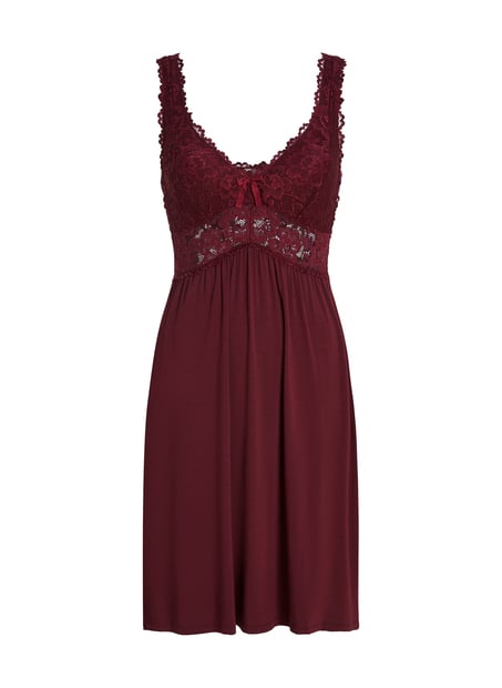 Nora Lace Slip Dress, Purple