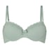 Lola Padded Underwired Bra, Green