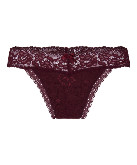 Madison Extra Low Thong, Purple