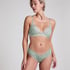 V-shaped Brazilian knickers mesh, Green