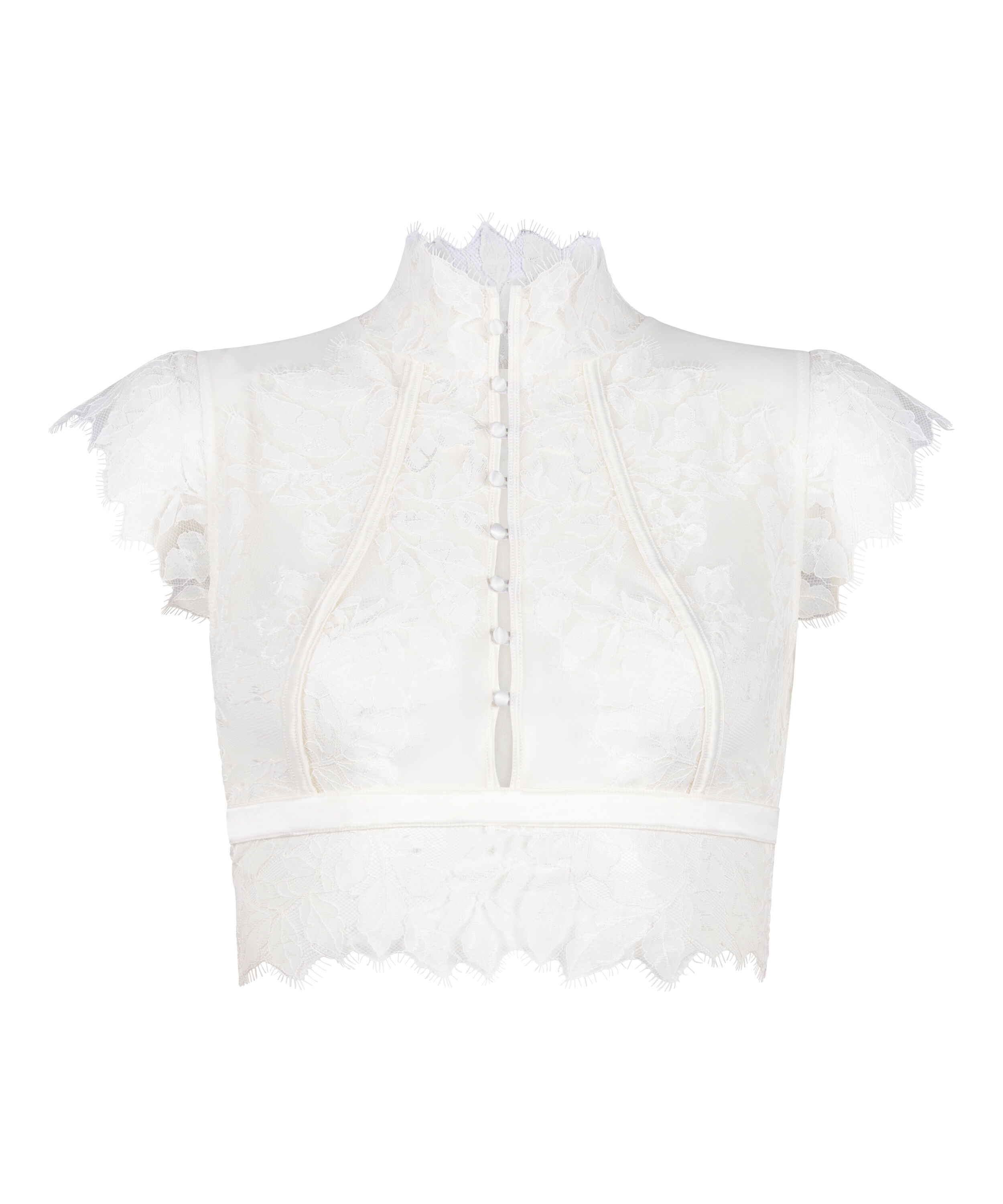 Amelia Bralette, White