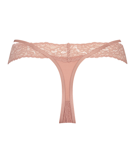 Elliena Extra Low V Thong, Pink