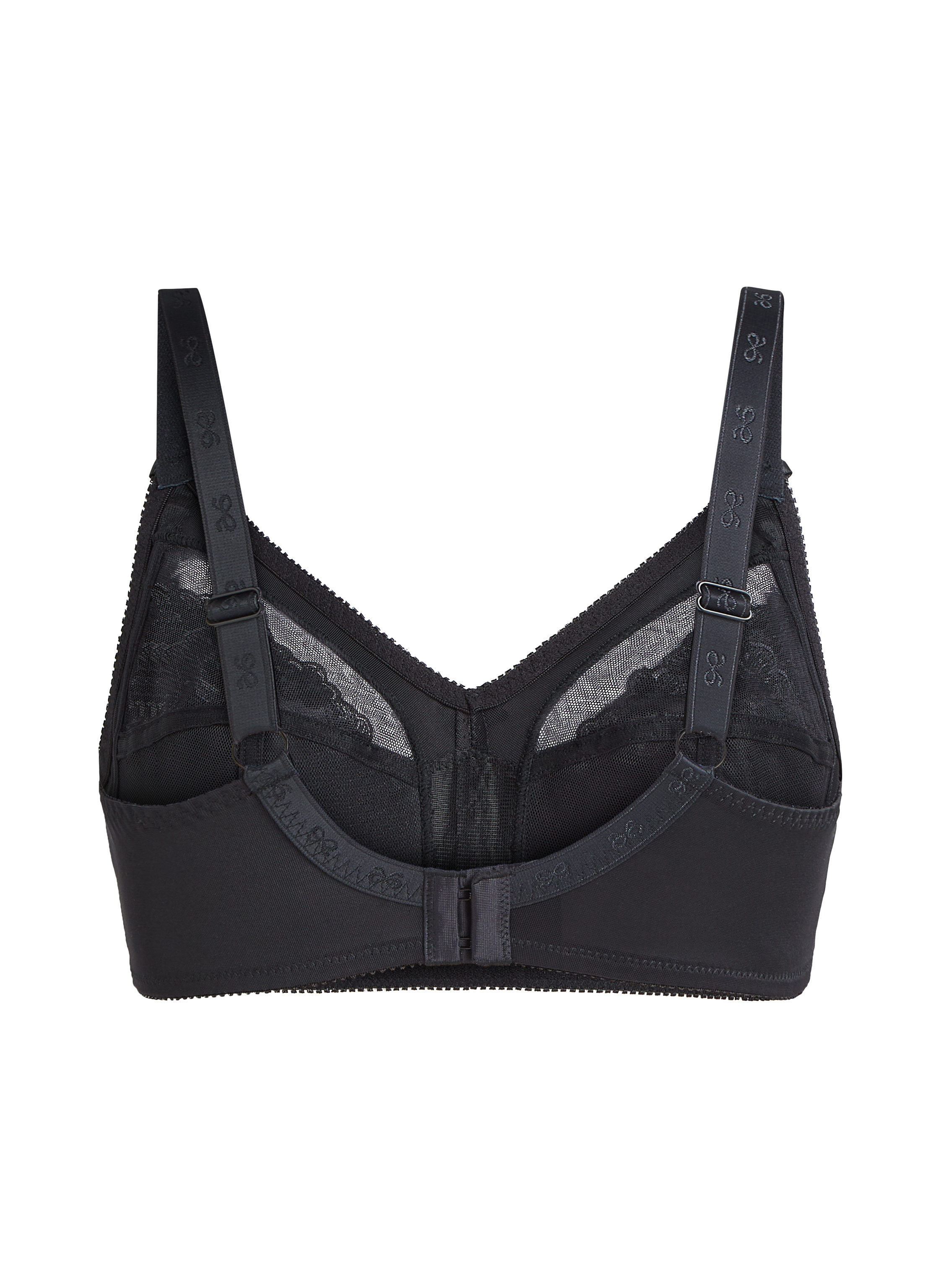 Sara Non-padded Non-underwired Bra, Black, main