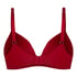 Mona padded non-underwired bra, Red