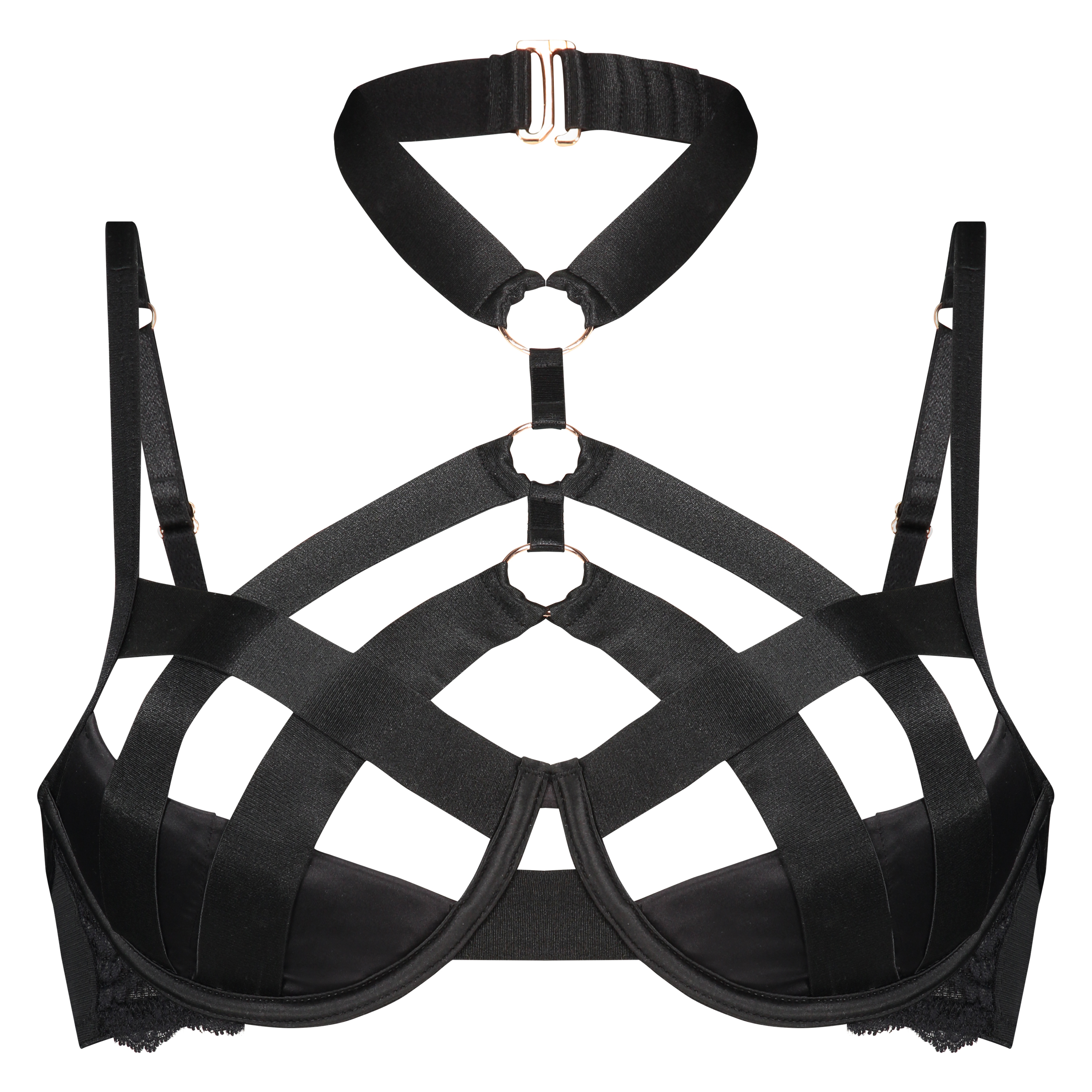 Lilith Non-Padded Underwired Bra, Black, main