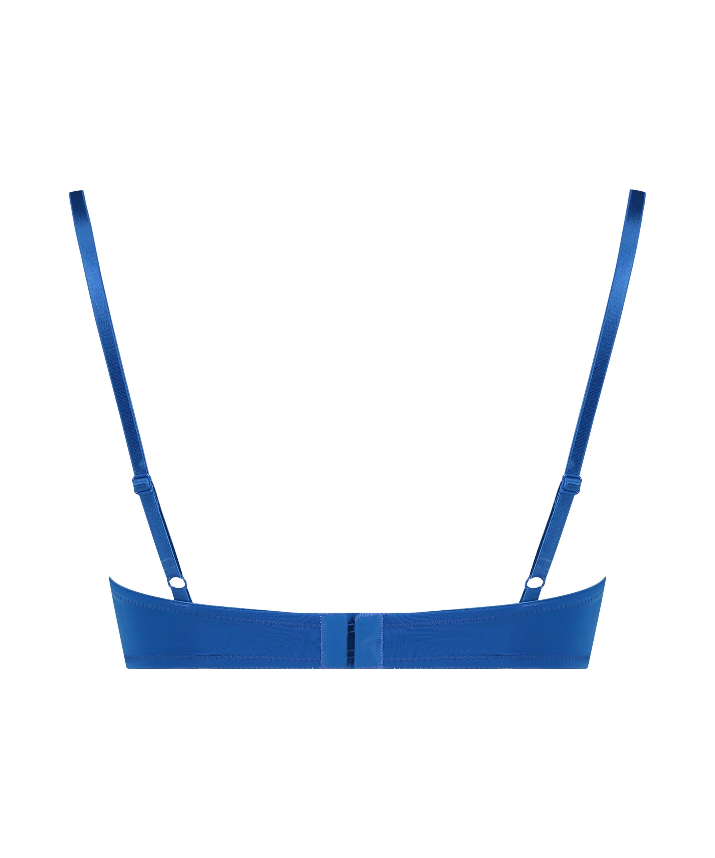 Plunge Padded Underwired Bra, Blue, main