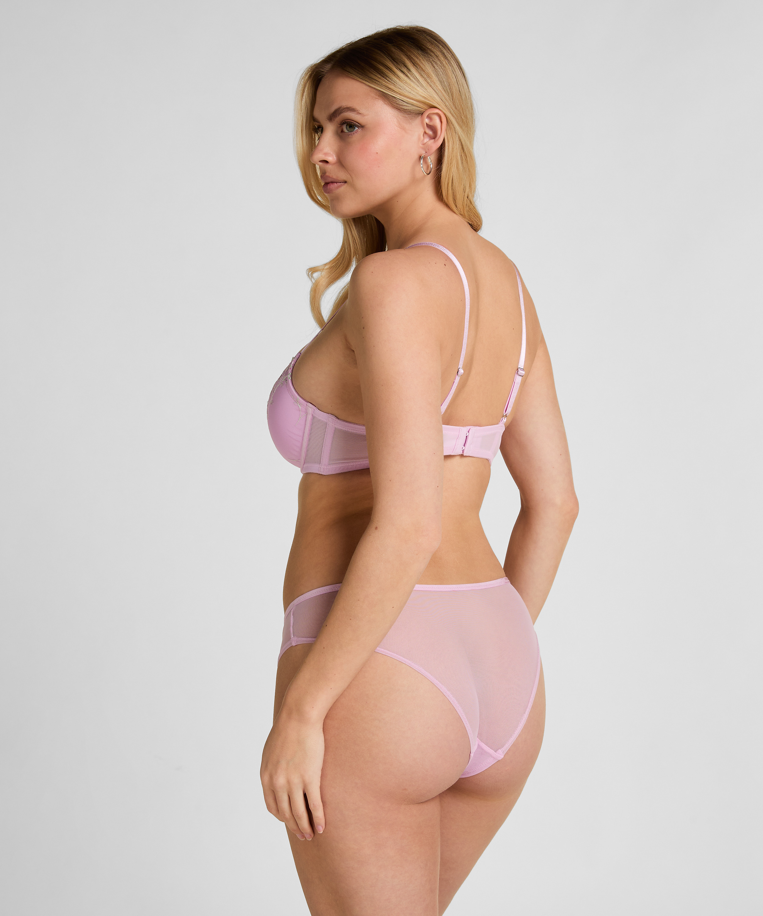 Padded Underwired Bra Eleni, Purple, main