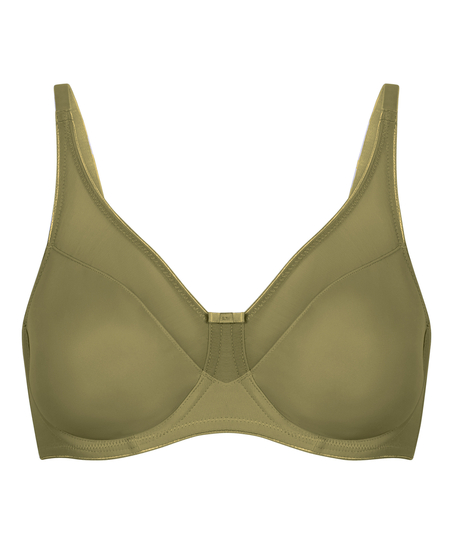 Nina Non-Padded Underwired Minimizer Bra, Green