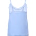 Velours Lace Cami Top, Blue