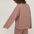 Top viscose mock neck, Brown