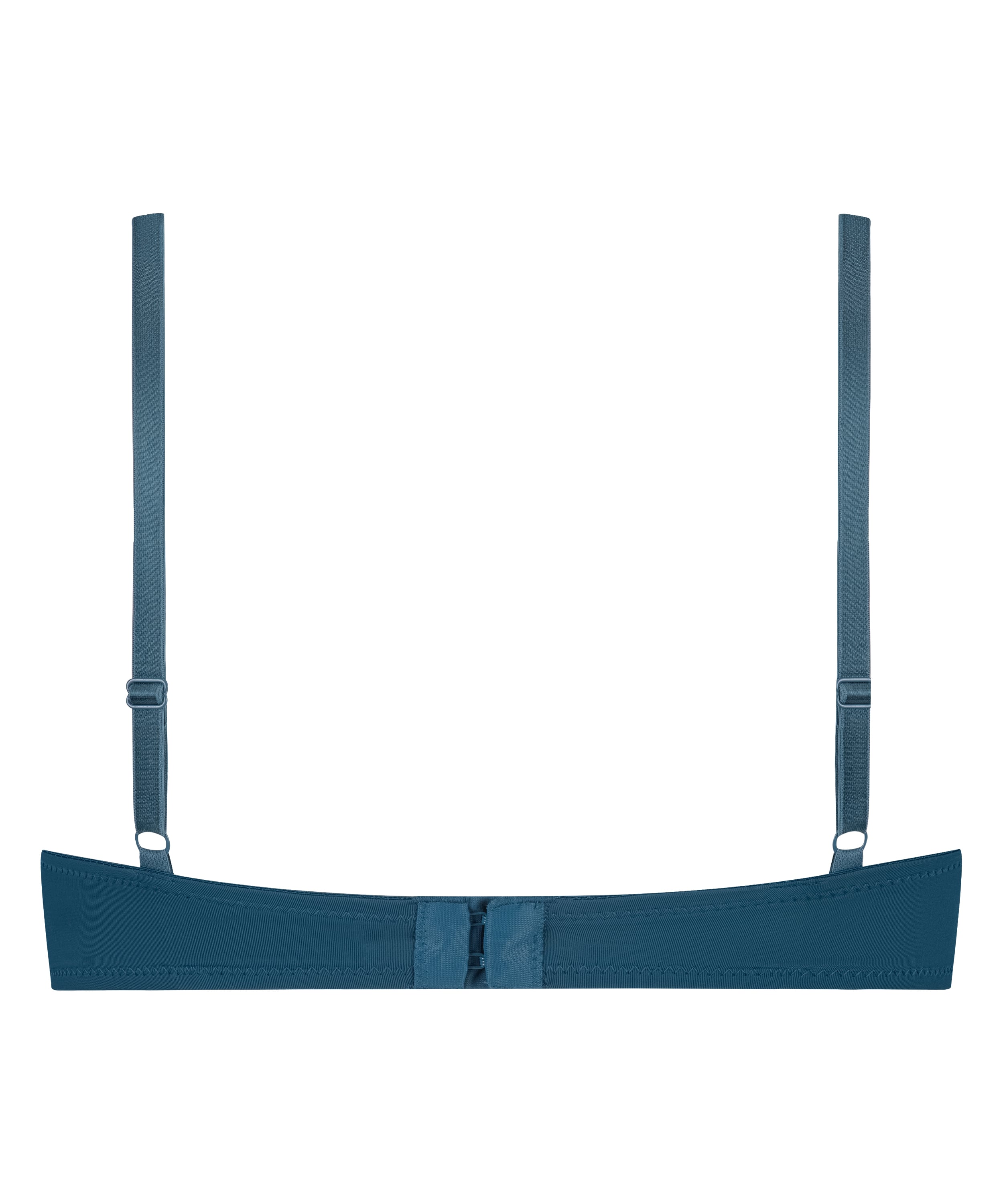 Plunge Padded Underwired Bra, Blue, main