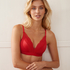 Sophie Padded Non-Underwired Bra, Red