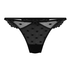 Valora Highleg Thong, Black
