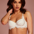 Hannako Padded Underwired Bra, White