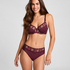 Non-Padded Underwired Bra Helena, Purple